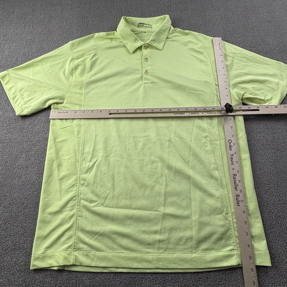 Nike Polo Shirt Adult Large Green Short Sleeve Golfing Golf Casual Men's - Picture 9 of 13